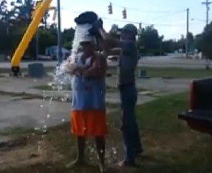 Pictured: Bonneau Police Chief accepts ALS ice bucket challenge