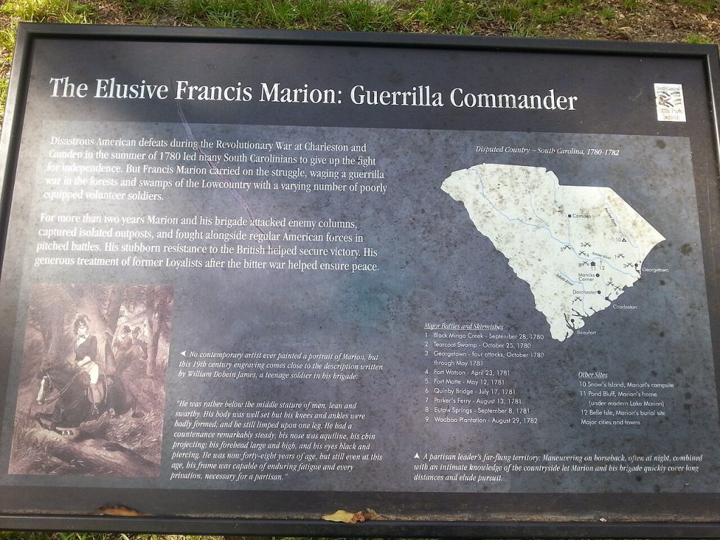 francis-marion-informative-sign